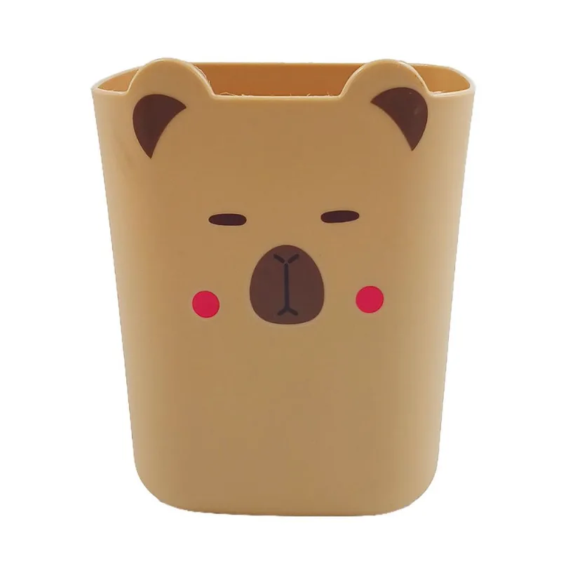 Porta Treco Capivara 10x9cm em Plastico FWB-Marrom
