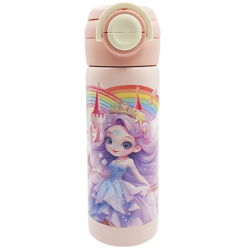 Garrafa Termica Infantil C/ Alça 480ml em Inox FWB-Modelo 1