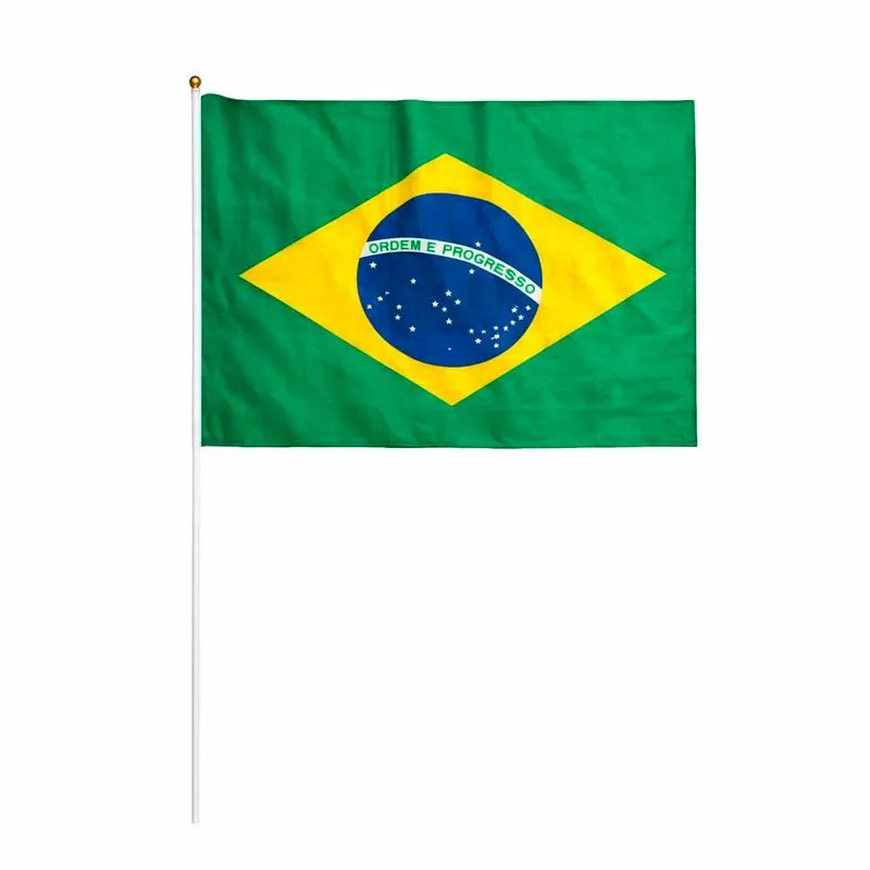 Bandeira Brasil 30x45cm com Haste FJ91938 Fwb - UN