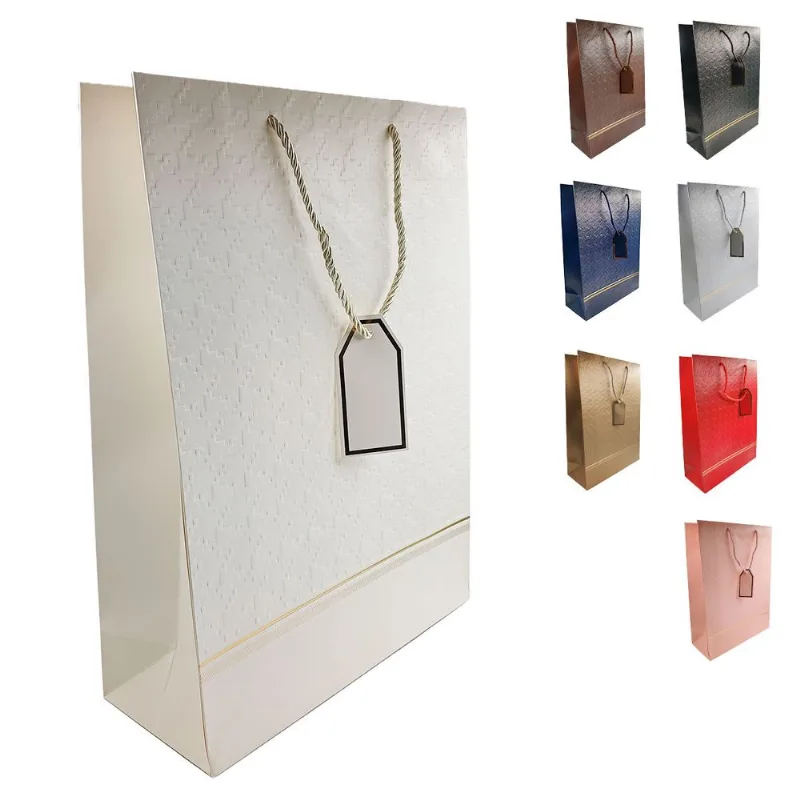 Sacola P/ Presente 42x31x10cm em Papel FWB