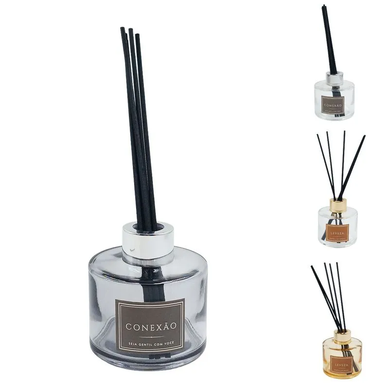 Frasco P/ Difusor Decorativo 130ml em Vidro FWB-Modelos Sortidos