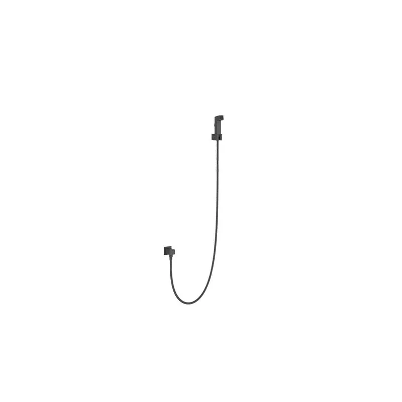 Ducha Higiênica Quadrada Black Matte Preta 1/4v