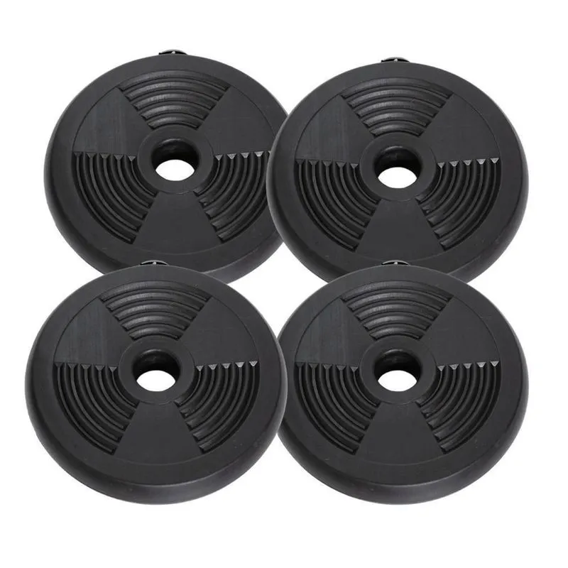 Kit 4 Anilhas Ciment 1,5Kg Ahead Sports Preta Treino
