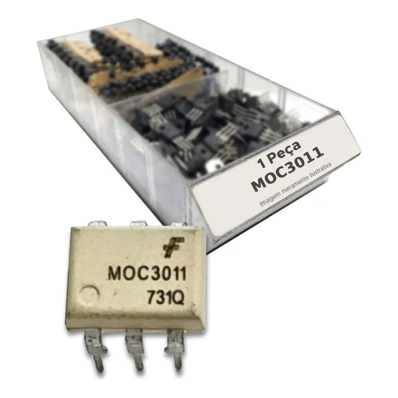 Circuito Integrado Moc3011 = Moc 3011 - Dip6