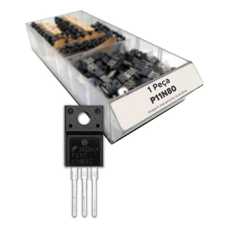 Transistor P11n80 = P11 N80 = P 11n80 - To220