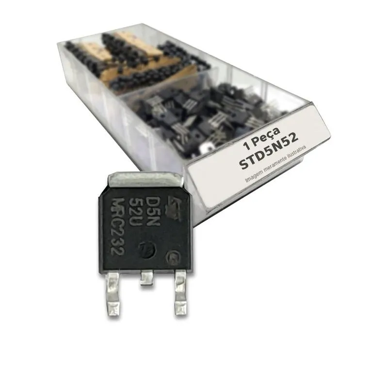 Transistor Std5n52smd Std5n52u Smd St D5n52u