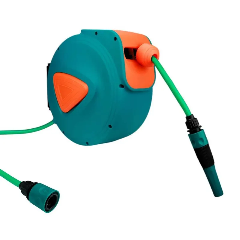 Enrolador Retrátil Automático Com Mangueira De Água - 30m