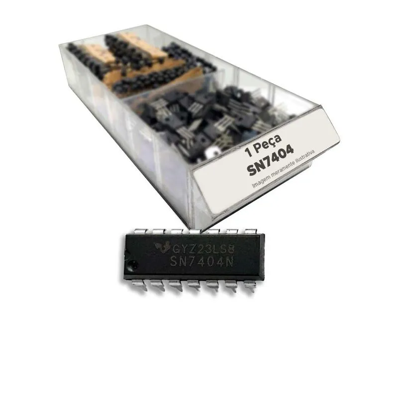5x C.i. Sn7404n Sn 7404n Sn 7404 N 74s04 - Dip-14