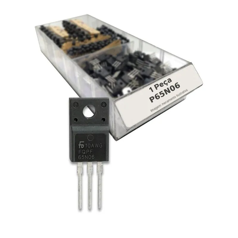 Transistor P65n06 = P65 N06 = 65n06 Mosfet Isolado To220