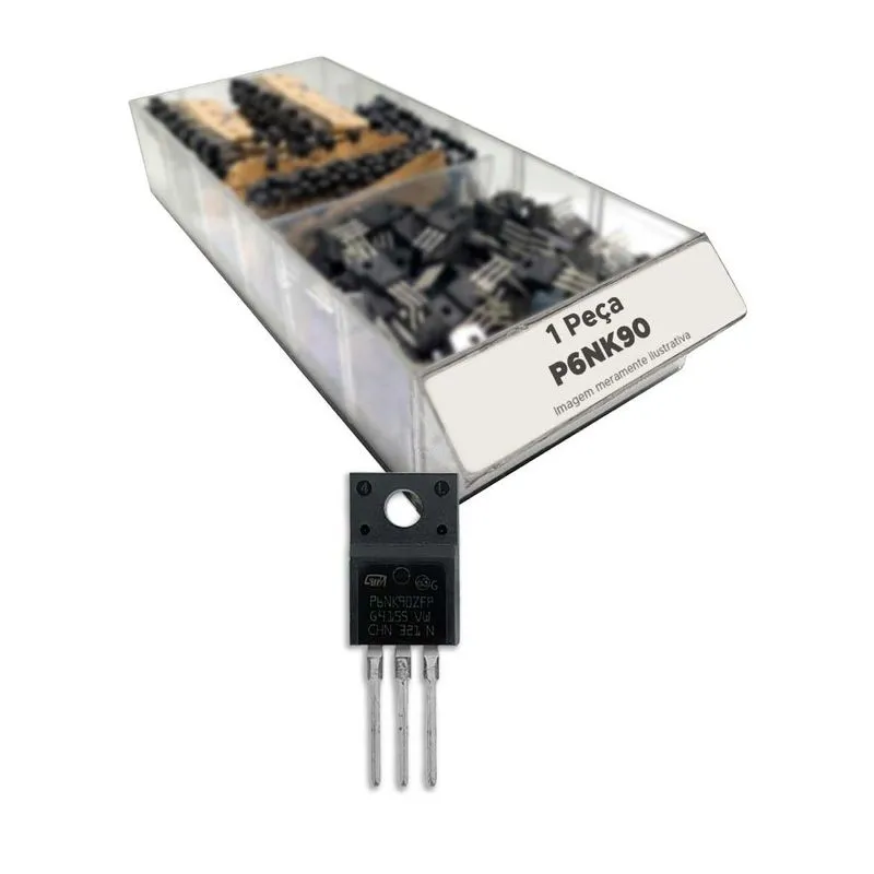 Transistor Mosfet P6nk90 P65 Nk90 P6n K90 6nk60 Isolado
