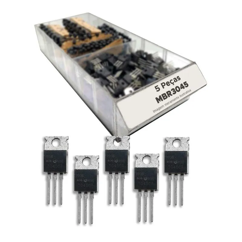 5x Díodo Mbr3045 Mbr 3045 - 30amp - To220