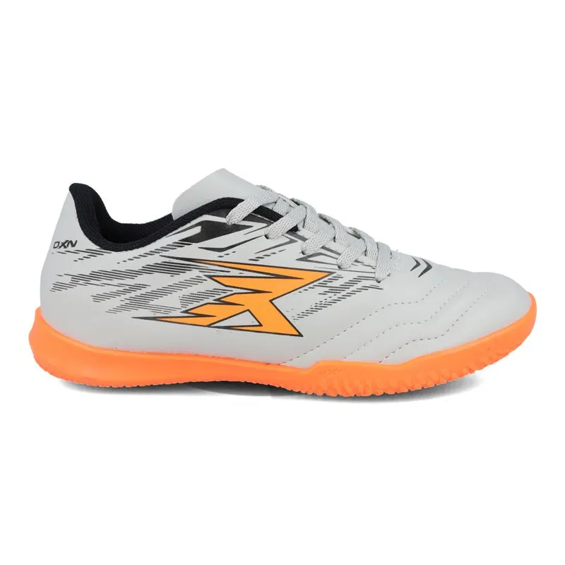 Chuteira Oxn Express Fit 4 Futsal Cinza Infantil 34