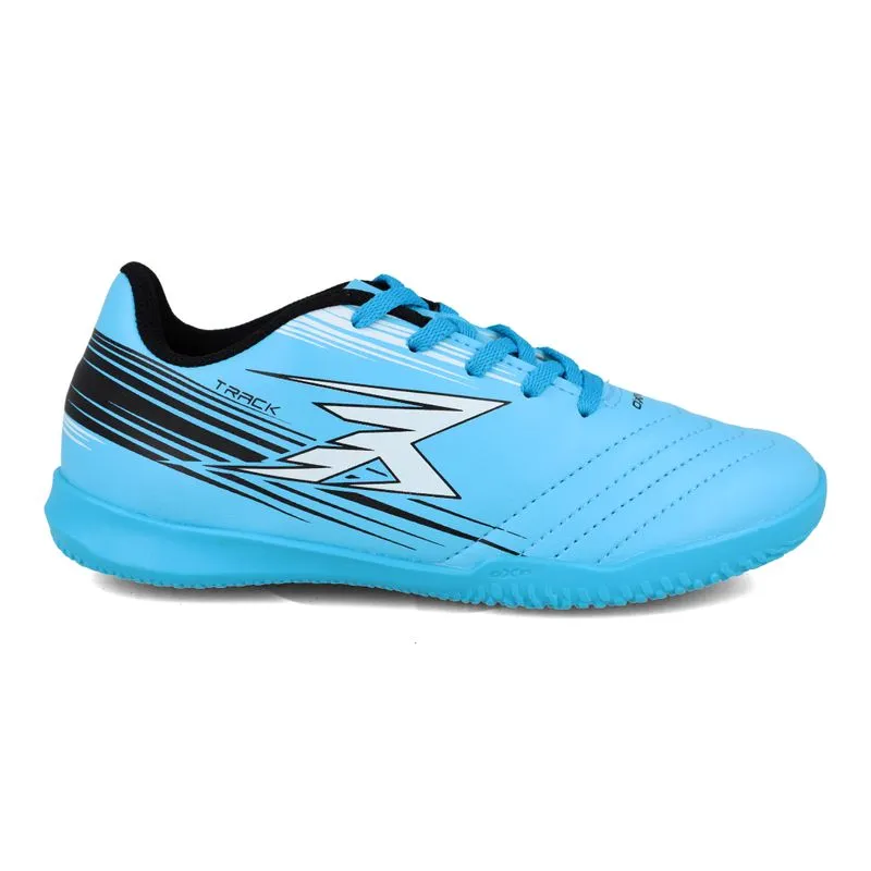 Chuteira OXN Futsal Track 4 Azul Infantil 35