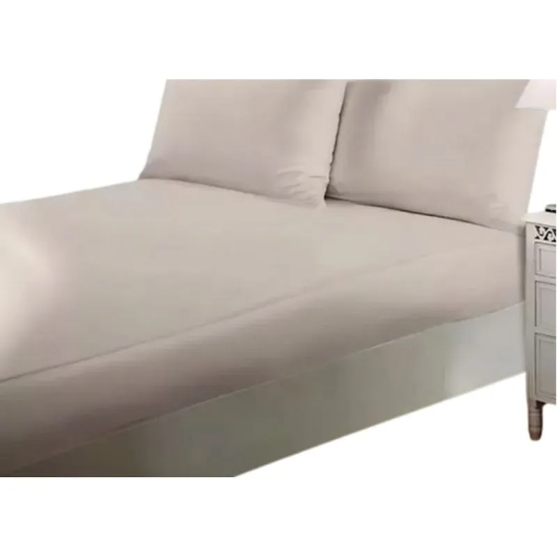 Lençol Casal Toque De Seda Liso Avulso Cappuccino - Jolitex