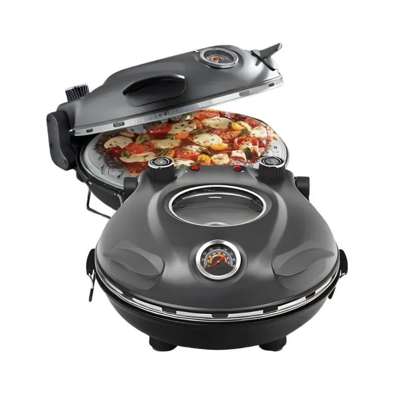 Forno Pizza Labravia Davvero Pedra Refratária Grafite 110V