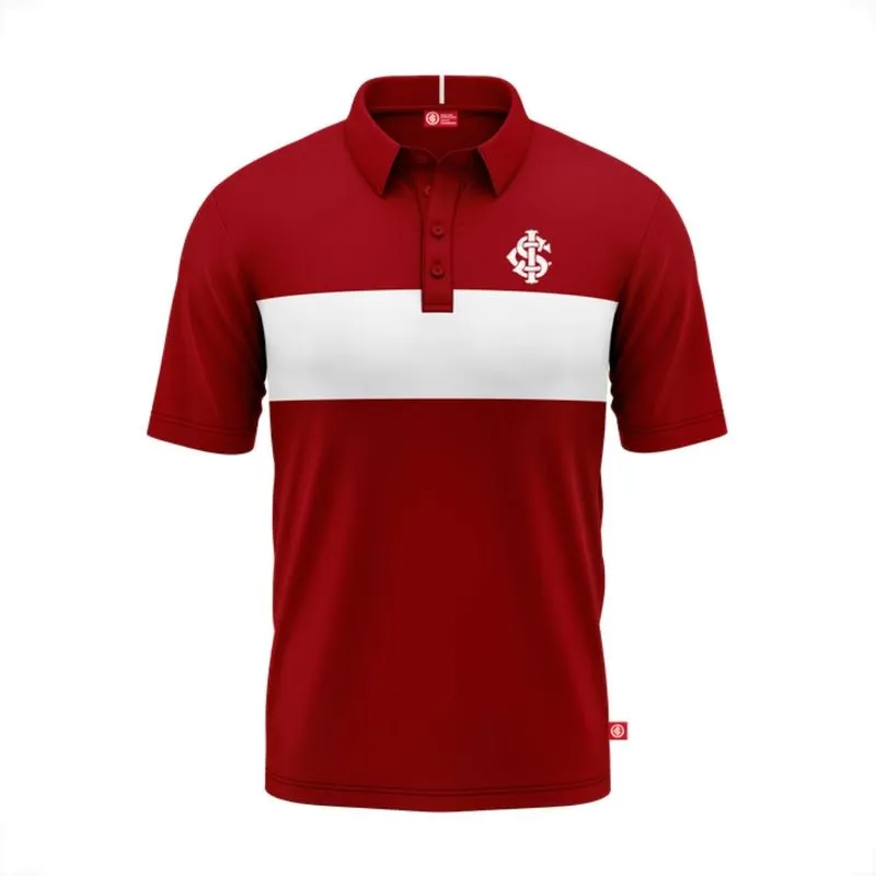 Camisa Polo Piquet Internacional Vermelho De Glórias Surf Center GG / Vermelho
