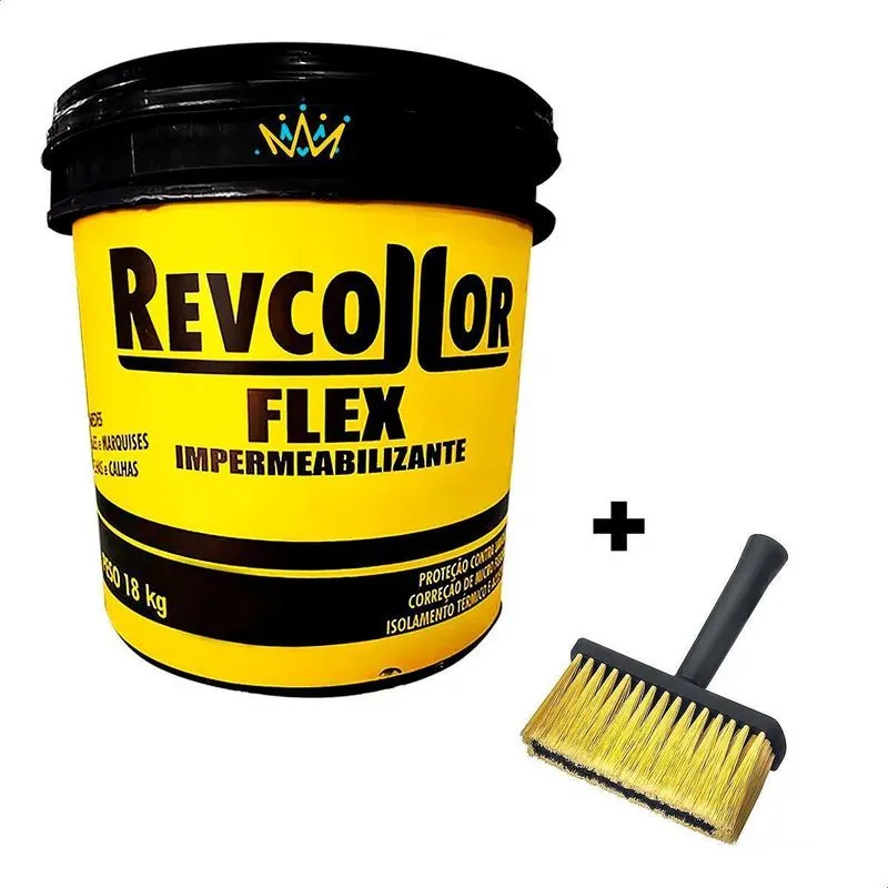 Borracha Liquida Flex Turbo 18kg Impermeabiliza Cerâmica Nat