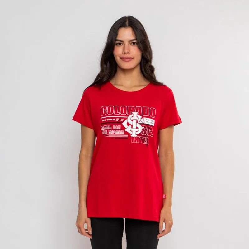 Camiseta Baby Look Internacional Colorado Surf Center M / Vermelho