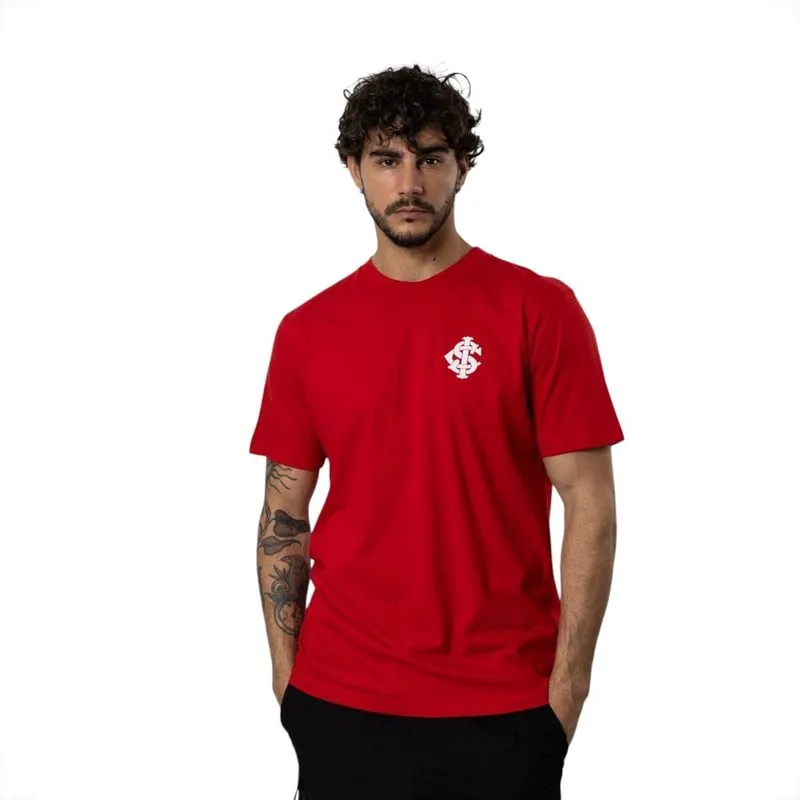 Camiseta Masculina Internacional Silk em Alto Relevo Surf Center GG / Vermelho