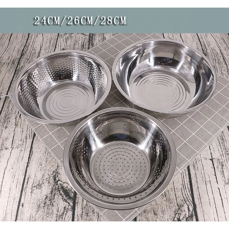 Conjunto de panela, tijela e escorredor inox