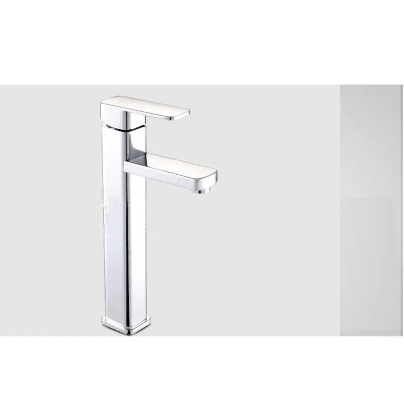 Torneira Misturador Lavatório Quadrada Bica Alta Kitcher