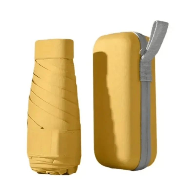 Mini Guarda Chuva Sombrinha De Bolso C/ Estojo