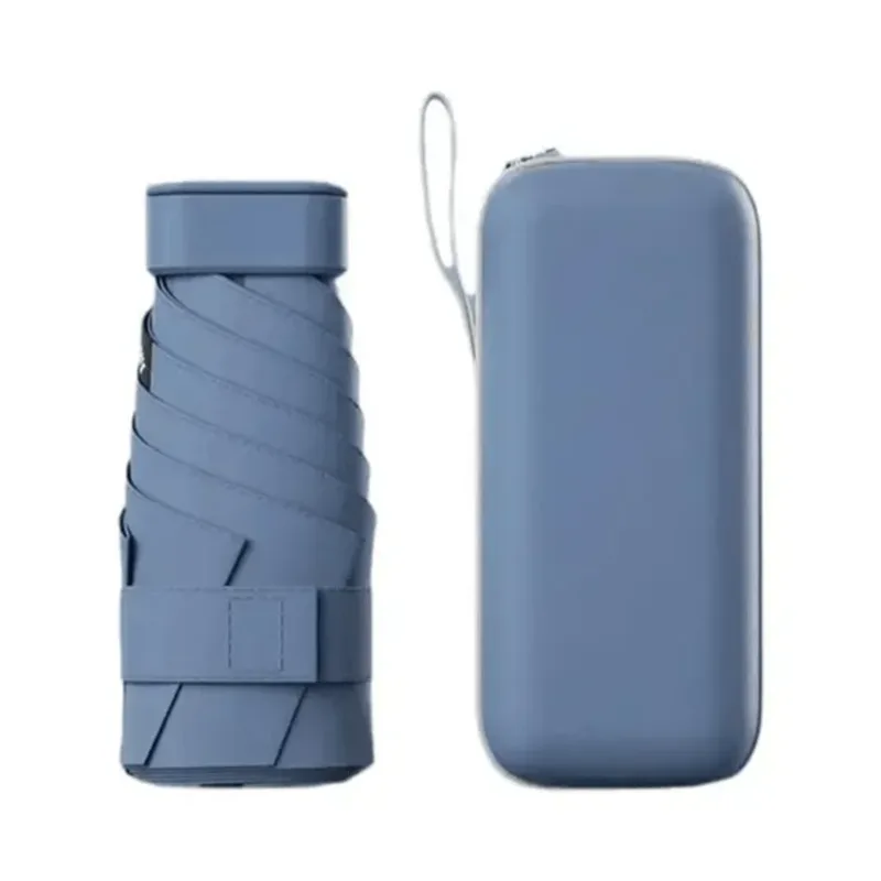 Mini Guarda Chuva Sombrinha De Bolso C/ Estojo