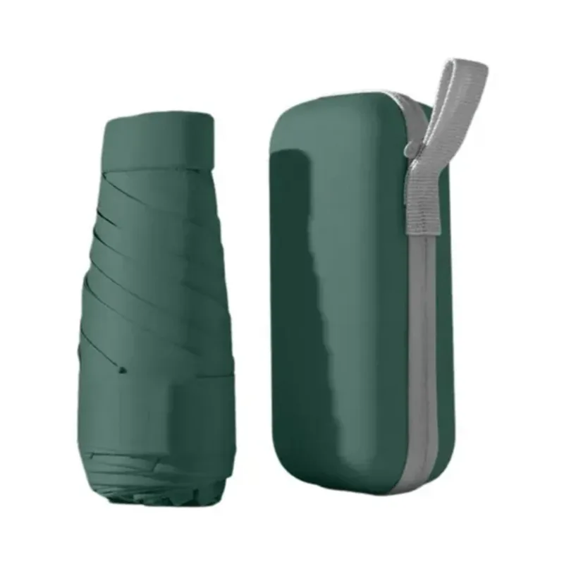 Mini Guarda Chuva Sombrinha De Bolso C/ Estojo