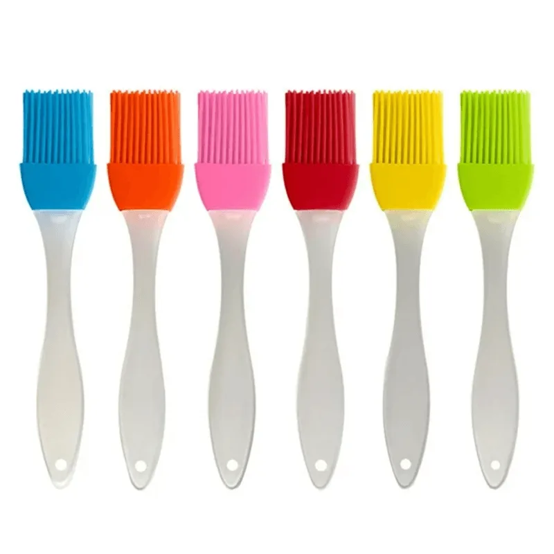 Kit 6 Pincéis De Silicone Para Culinária De Cozinha