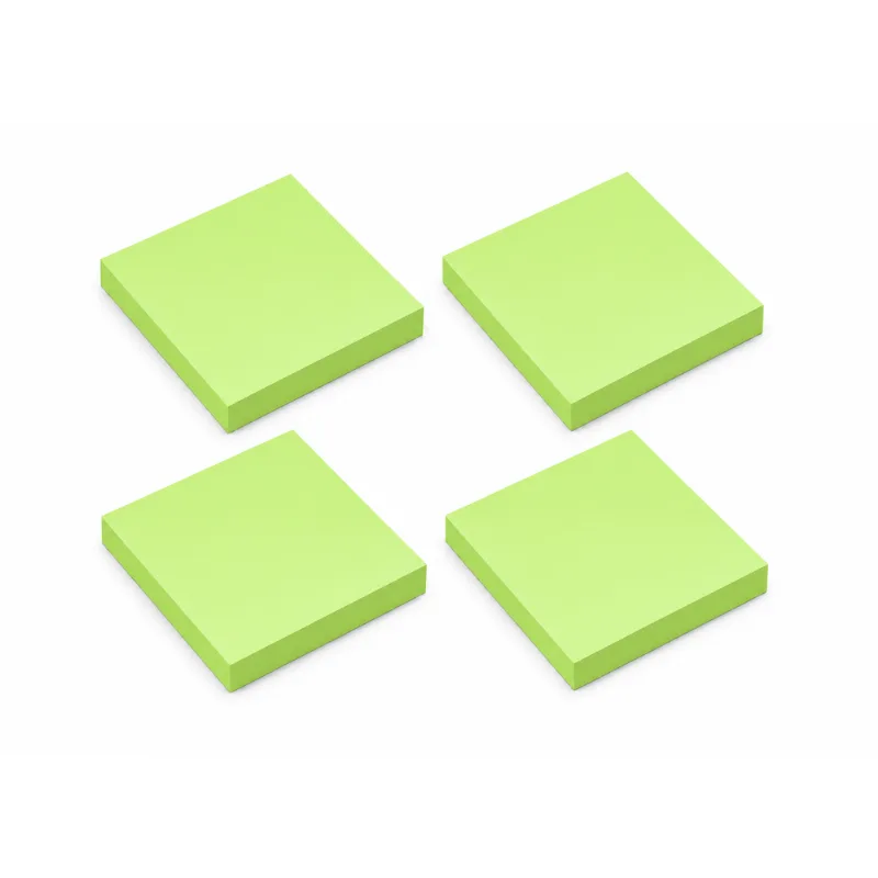 2 Bloco De Notas Adesivo 76x76mm Tipo Post It 200 Folhas