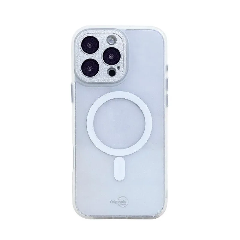 Capa iPhone 16 Pro Max Originais iPlace, Poli com Proteção de Câmera e Indução, Branca - Originais iPlace