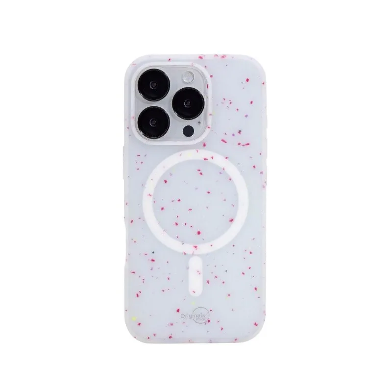 Capa iPhone 16 Pro Max, Originais iPlace, Party, Branca - Originais iPlace