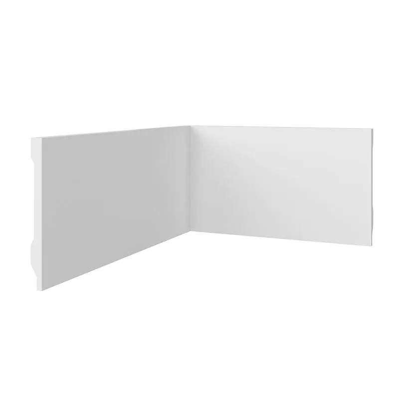Rodapé Modaza Poliestireno Liso Branco 15 X 285 Cm