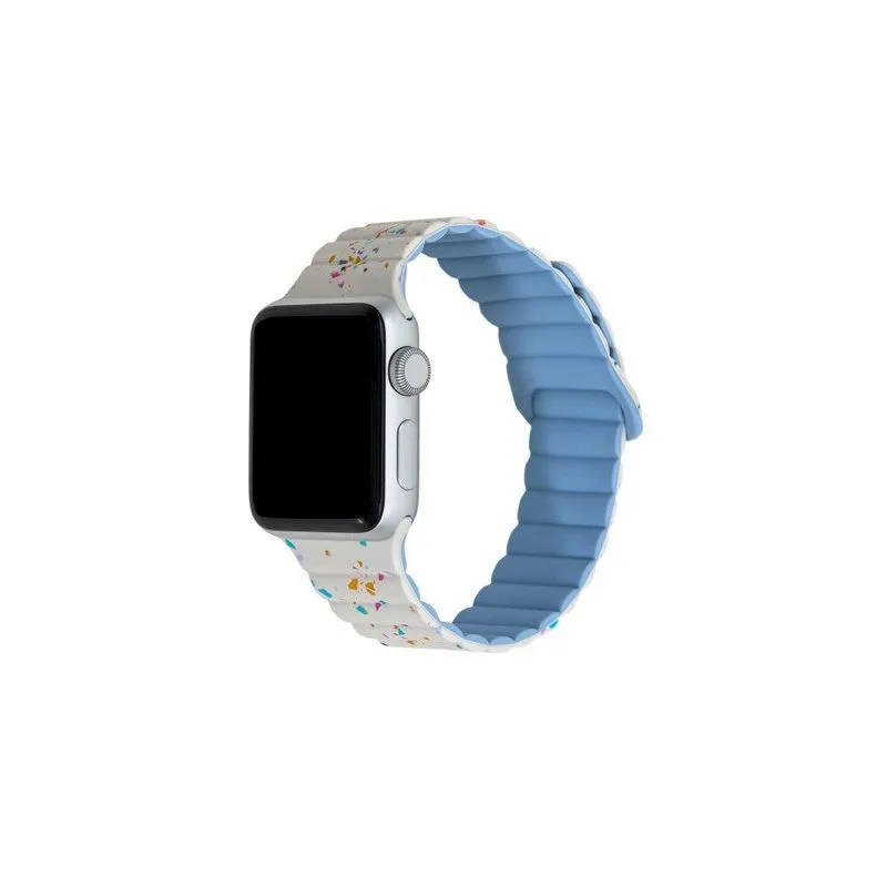 Pulseira Party Magnética para Apple Watch 38/40/41 MM, Originais iPlace, Bege