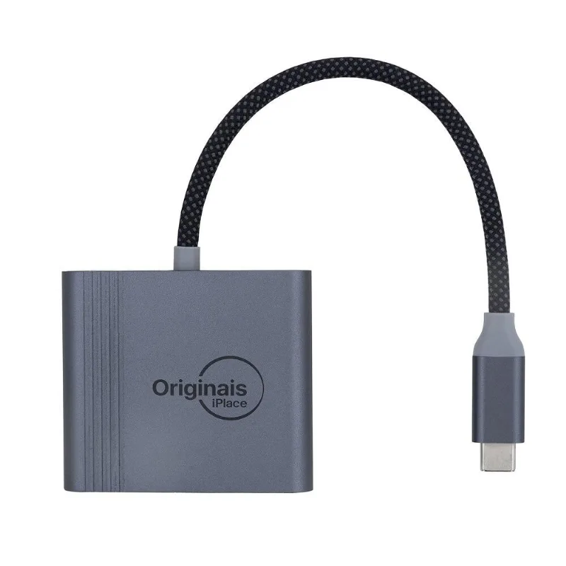 Adaptador Multiportas 3 em 1, Originais iPlace - Originais iPlace