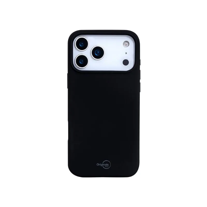 Capa iPhone 17 Pro Max Silicone Originais iPlace, Preto - Originais iPlace