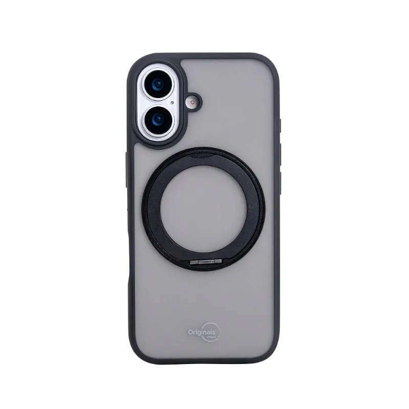 Capa iPhone 17 Stand Originais iPlace, Preto - Originais iPlace