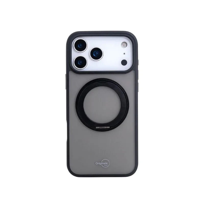 Capa iPhone 17 Pro Max Stand Originais iPlace, Preto - Originais iPlace