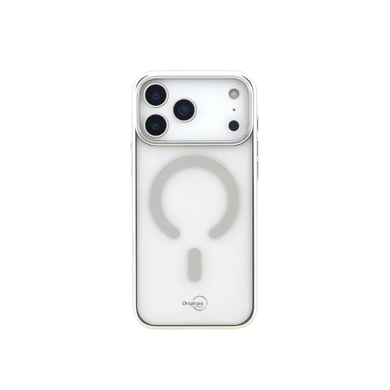 Capa iPhone 17 Pro Max Peel, Originais iPlace, Cinza - Originais iPlace