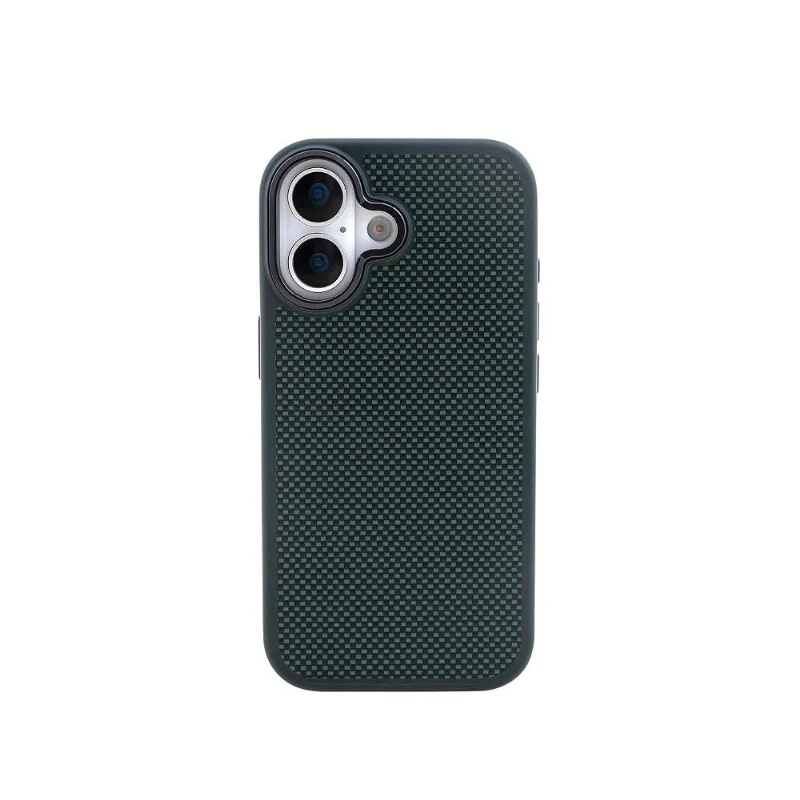 Capa iPhone 17 Kevlar, Originais iPlace, Verde - Originais iPlace