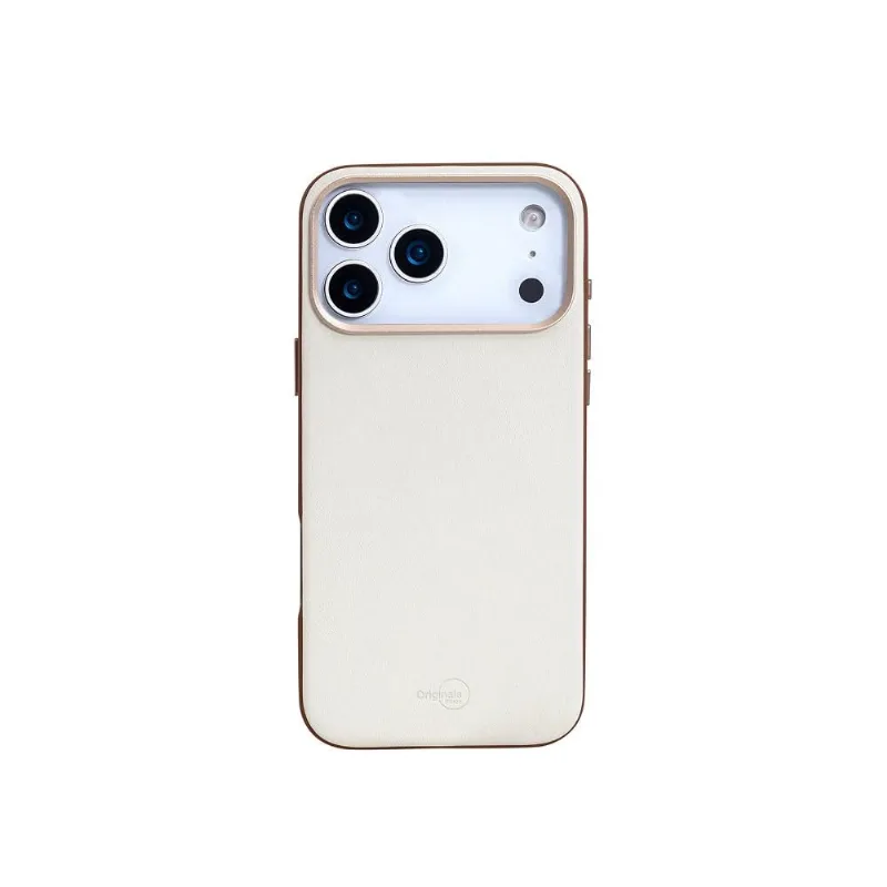Capa iPhone 17 Pro Max Edge, Originais iPlace, Off White - Originais iPlace