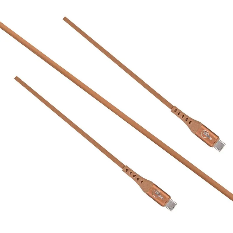 Cabo USB-C para USB-C 1,2 m, Originais iPlace, Avelã - Originais iPlace
