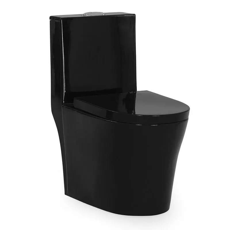 Kit Vaso Sanitário Monobloco Modaza Puri Nero - Preto