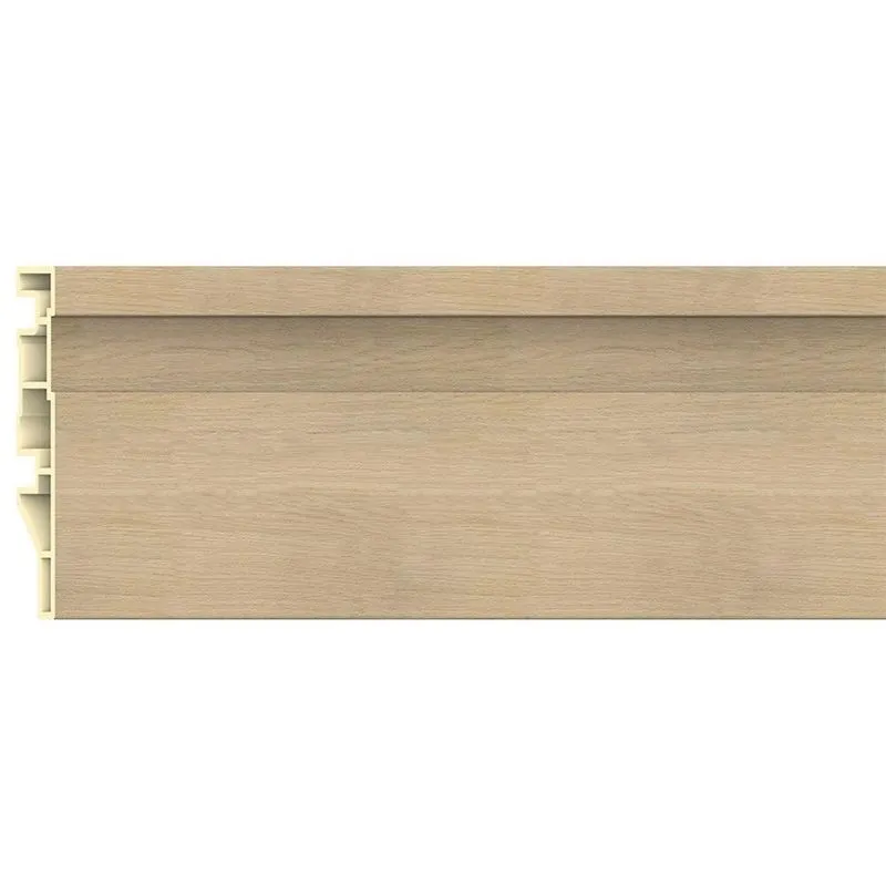 Rodapé Pvc Modaza Frisado Faia, 7 X 285 Cm