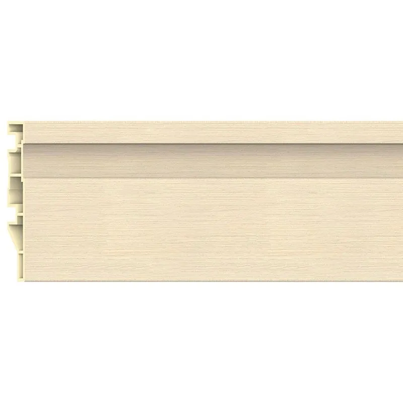 Rodapé Pvc Modaza Frisado Bianco, 7 X 285 Cm