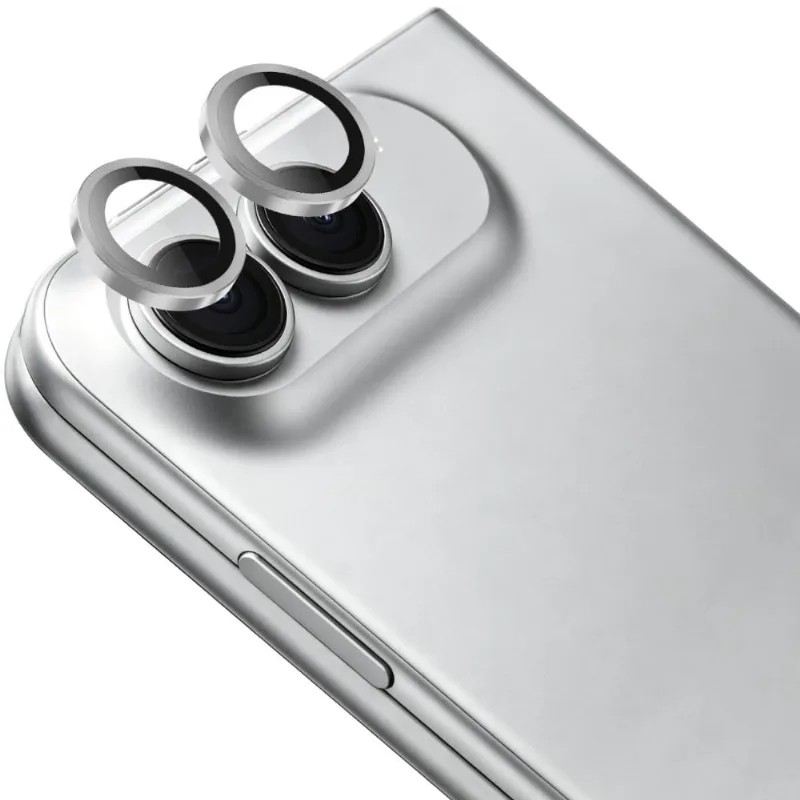 Película de Câmera iPhone Duo Aro, Originais iPlace, Prata - Originais iPlace