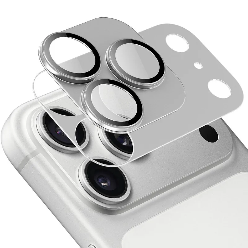 Película de Câmera iPhone 18 Pro Max, Magnética, Originais iPlace, Prata - Originais iPlace
