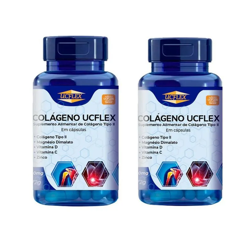 Colágeno Tipo 2 Ucflex Completo Kit Para 04 Meses