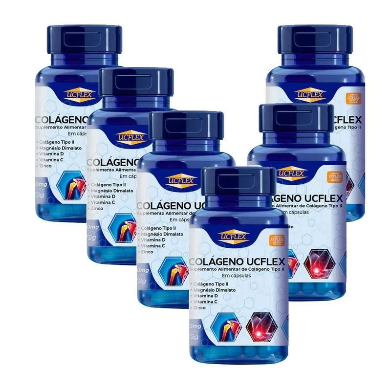 Colágeno Tipo 2 Ucflex Completo Kit Para 01 Ano