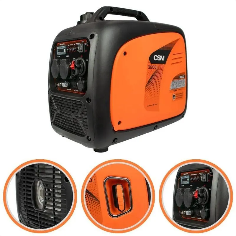 Gerador Inverter 3800i-e Com Tecnologia De Energia Estável 220v Aço Galvanizado CSM Acessórios
